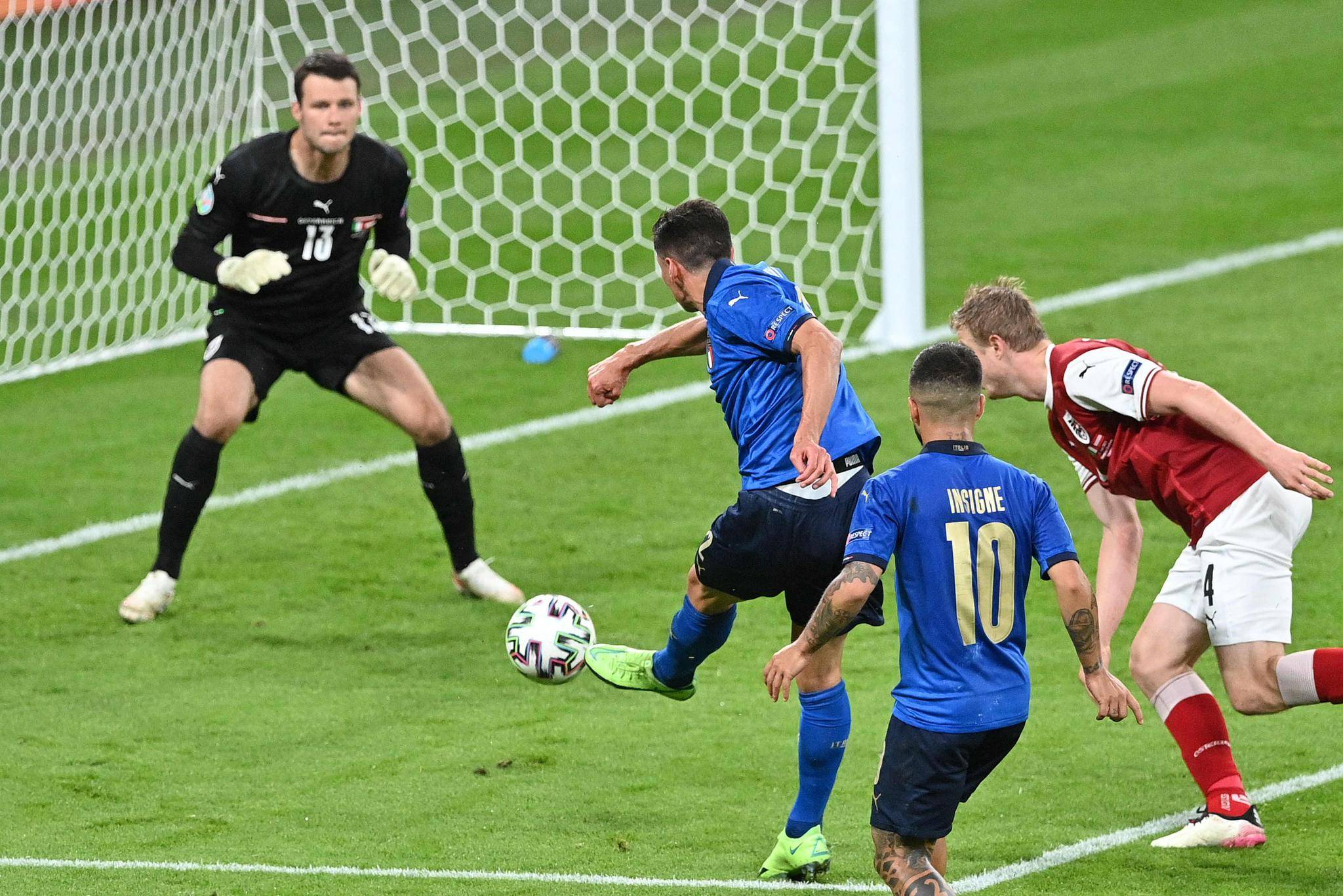 意大利在比赛中获胜克罗地亚队