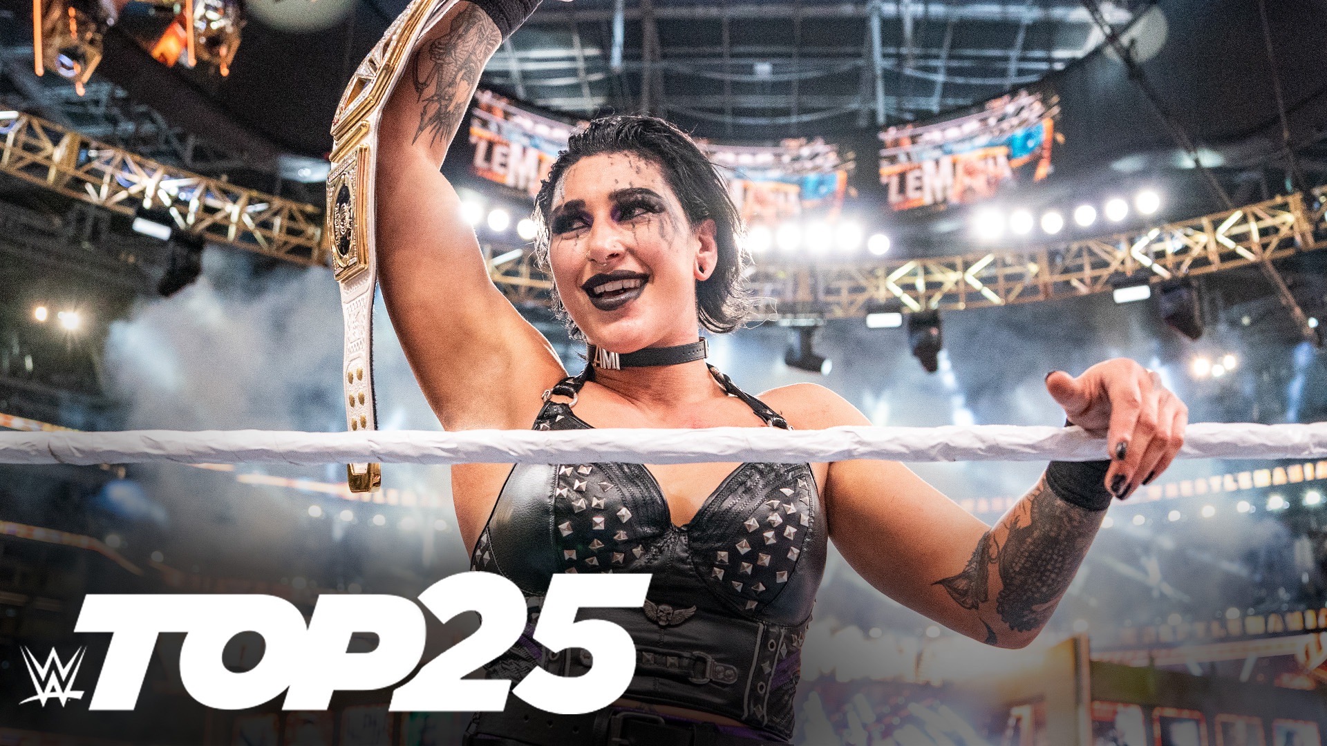 摔跤比赛：意大利选手斗志昂扬